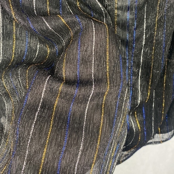 Anthropologie See U Soon Black Sparkle Multicoloured Blouse - Size XS - Picture 12 of 16